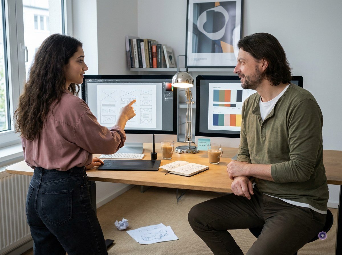 Lia und Maik bei Webdesign